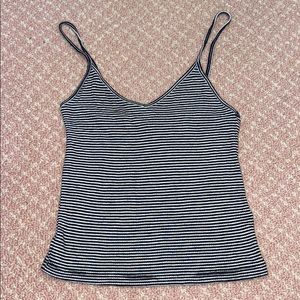 Cropped Striped Tank